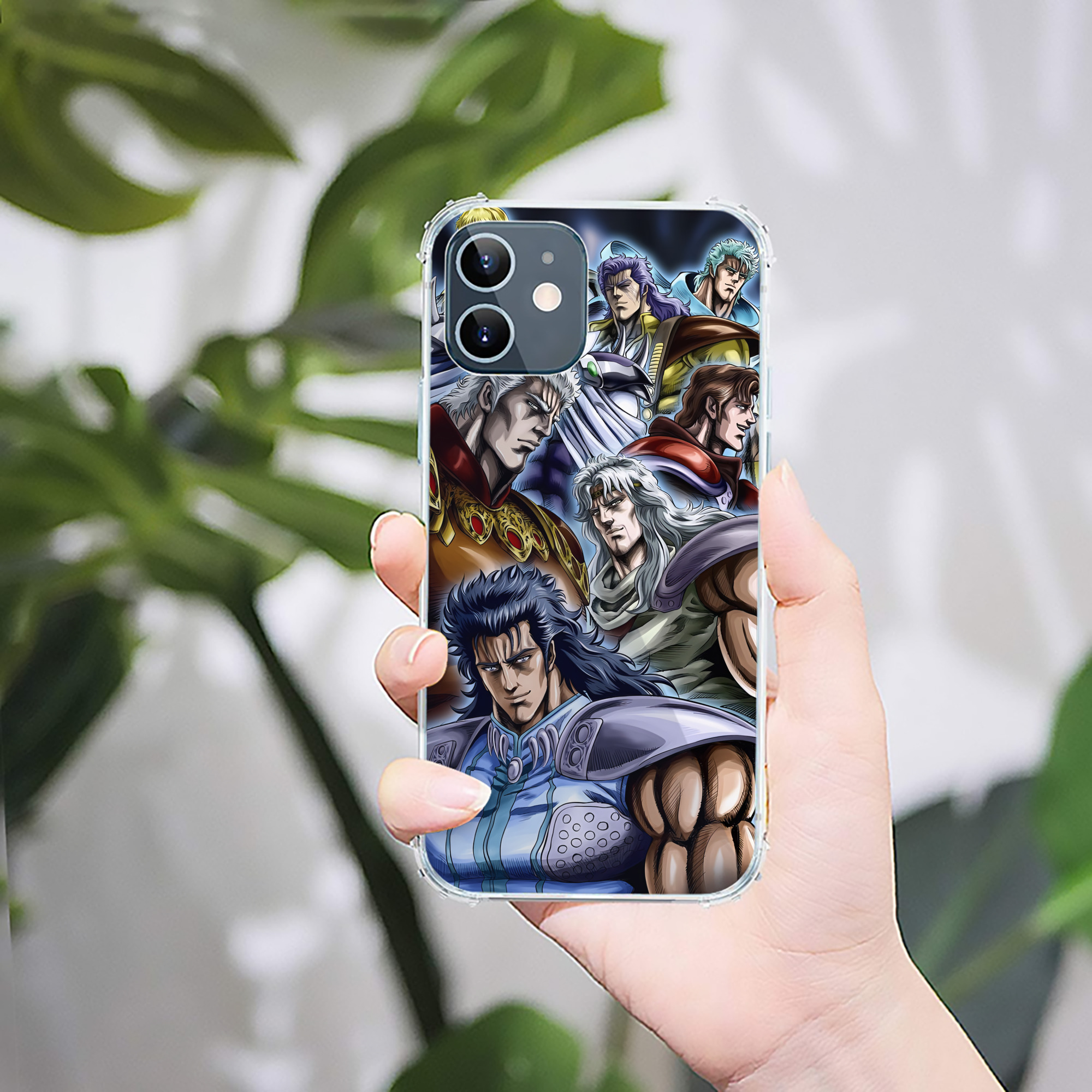 （画像用） 北斗の拳 Fist of the North Star 【iPhone 12シリーズ対応】透明スマホケース（クリアソフトケース）
